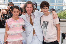 Lyna Khoudri, Wes Anderson, Timothée Chalamet Lyna Khoudri, Wes Anderson, Timothée Chalamet